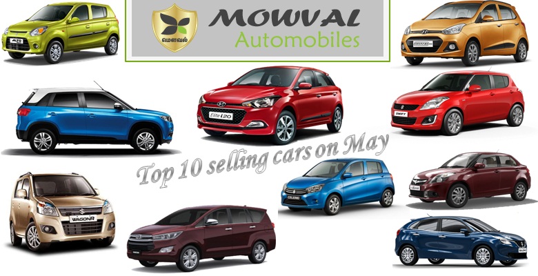 Top 10 best-selling Car in May 2016