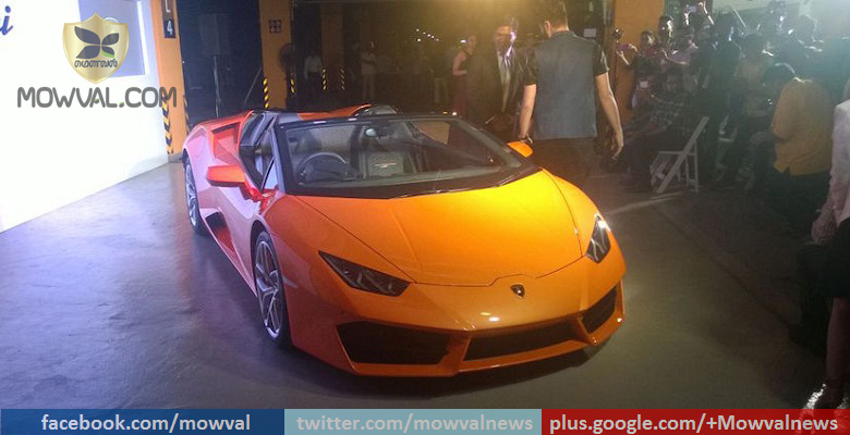 Lamborghini Huracan Spyder RWD Launched at price of Rs 3.45 Crore