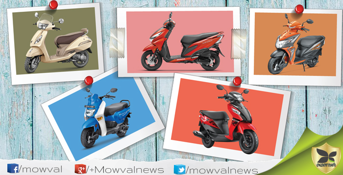 Five Best Scooter Models Launched In India On 2017