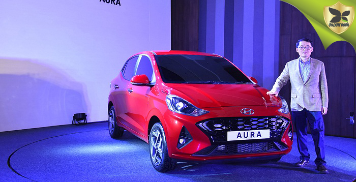 Hyundai Aura Compact Sedan Unveiled In India