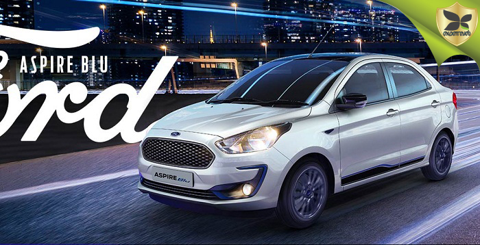 Ford Aspire Blu Edition Launched At Starting Price Of Rs 7.51 lakh