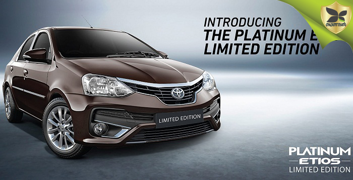 Toyota Platinum Etios Limited Edition launched In India