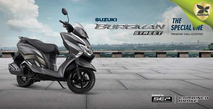 Suzuki Burgman Street Scooter Launched In India At Rs 71,064