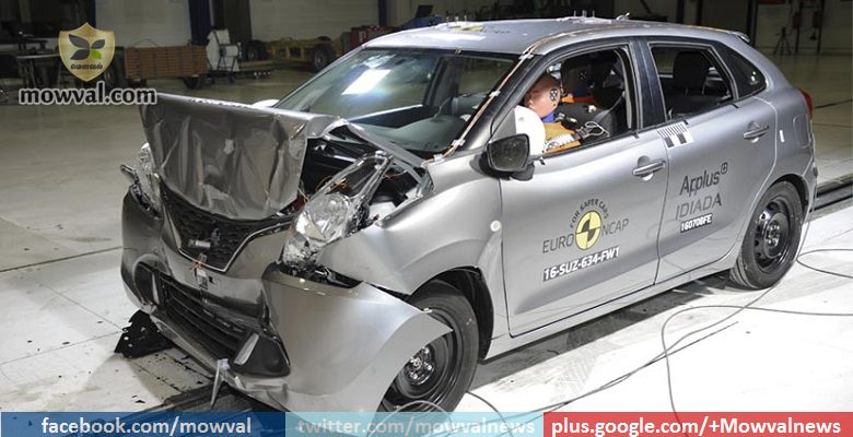 Maruti Baleno awarded 3 stars in Euro NCAP crash test