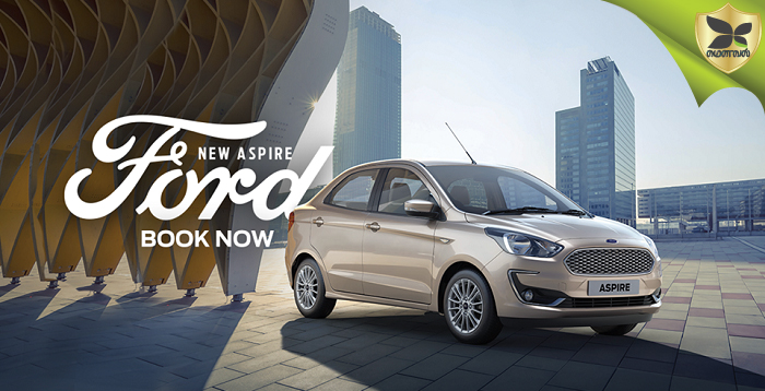 All New Ford Aspire Facelift Booking Begins