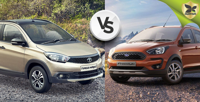 Tata Tiago NRG And Ford Freestyle Detailed Comparison