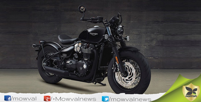 Triumph Bonneville Bobber Black Revealed