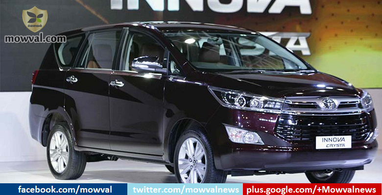 Toyota Innova Crysta to be launched in the first week of May