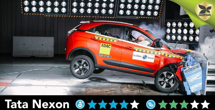 Tata Nexon Scores Four Star Rating In Global NCAP