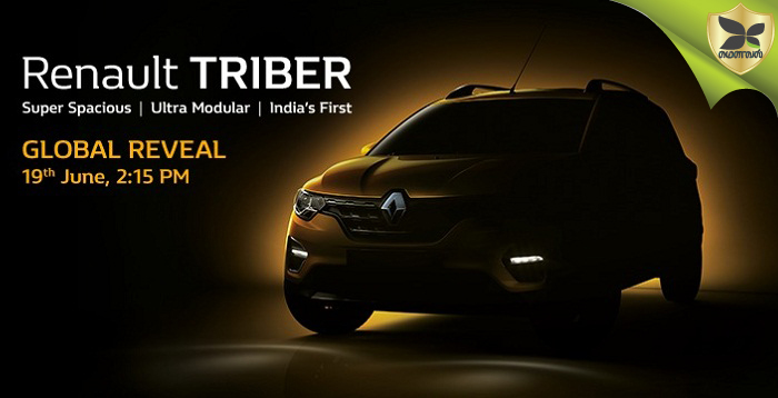 Renault Triber Teaser Image Revealed
