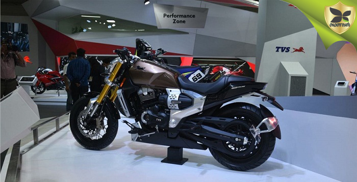 2018 Delhi Auto Expo: TVS Unveils Zeppelin Cruiser Concept