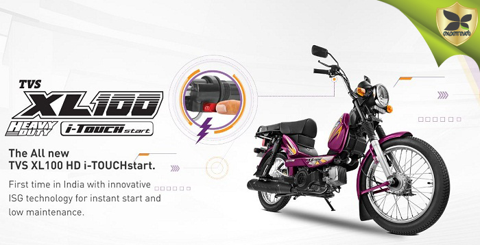 TVS XL100 Heavy Duty i-Touchstart BS6 Range Launched - ZigWheels